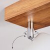 Zuoz Plafondlamp Hout licht, 3-lichts