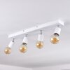 Tulla Plafondlamp Wit, 4-lichts