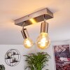 Tulla Plafondlamp Nikkel mat, 2-lichts