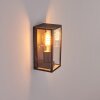 Hakkas Buiten muurverlichting Zwart-Goud, 1-licht