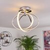 Maluma Plafondlamp Chroom, 1-licht Maluma Plafondlamp Chroom, 1-licht