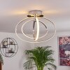 Maluma Plafondlamp Chroom, 1-licht Maluma Plafondlamp Chroom, 1-licht