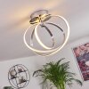 Maluma Plafondlamp Chroom, 1-licht Maluma Plafondlamp Chroom, 1-licht