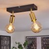 Tulia Plafondlamp Zwart, 2-lichts
