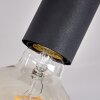 Tulla Plafondlamp Zwart, 4-lichts