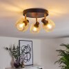 Pipisu Plafondlamp Goud, Messing, Zwart, 3-lichts
