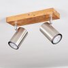 Zuoz Plafondlamp Hout licht, 2-lichts