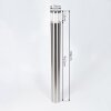 Leon Padverlichting LED Nikkel mat, 1-licht