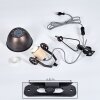 Orny Muurlamp Bruin, Hout licht, 1-licht