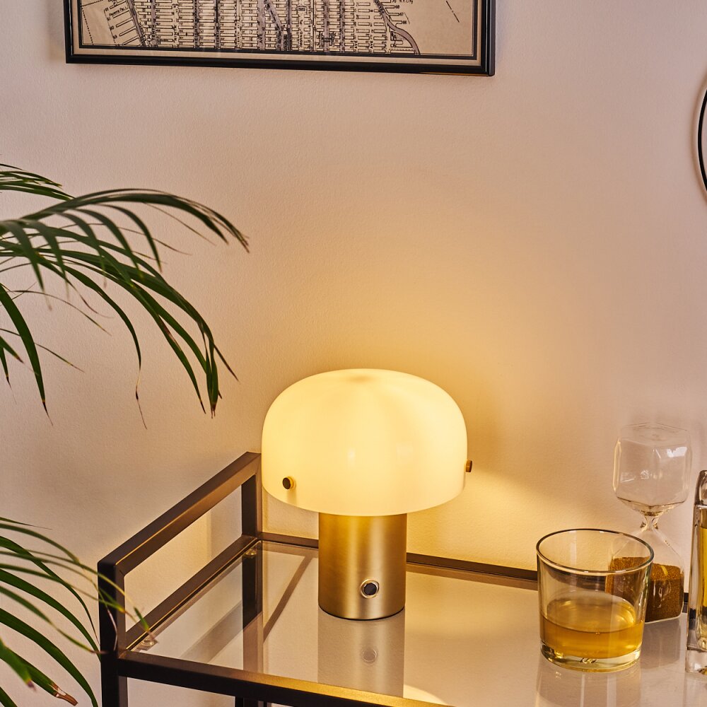 Guicia Tafellamp Goud, Messing, 1-licht