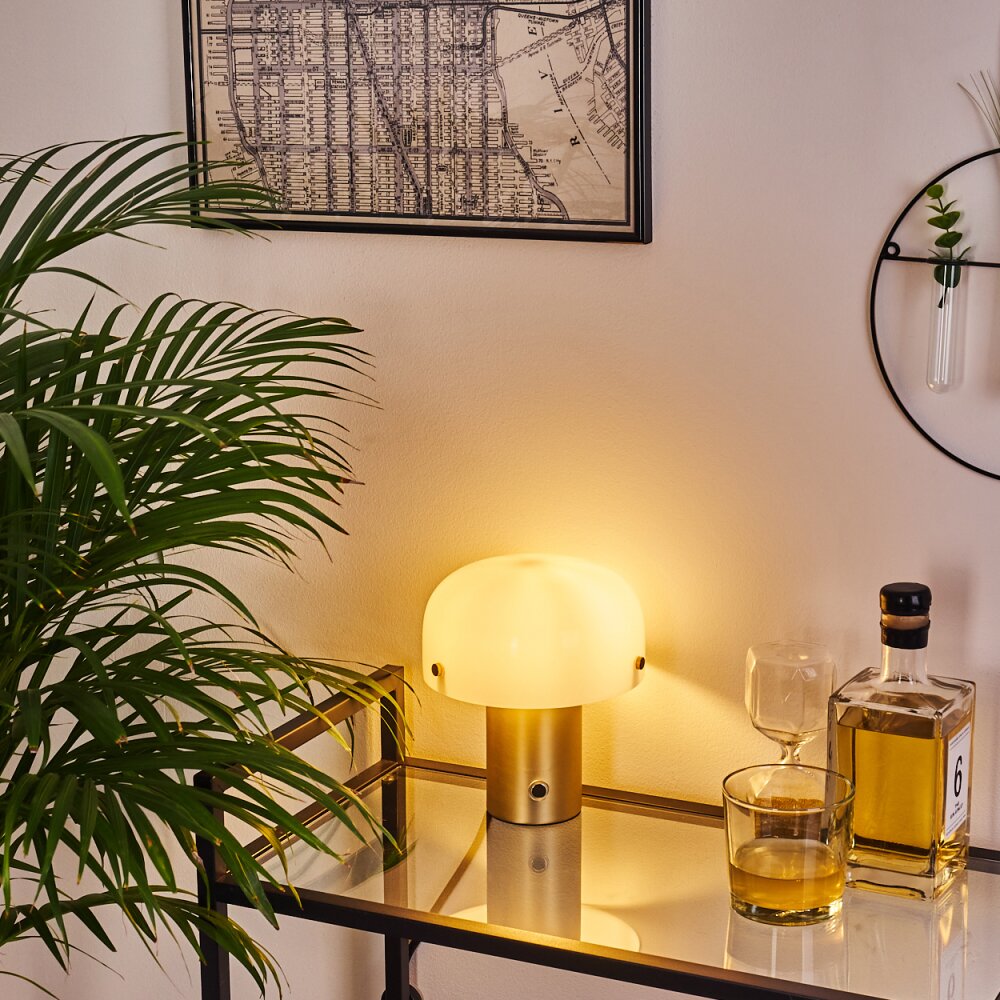 Guicia Tafellamp Goud, Messing, 1-licht