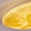 Keru Plafondlamp LED Wit, 1-licht, Afstandsbediening