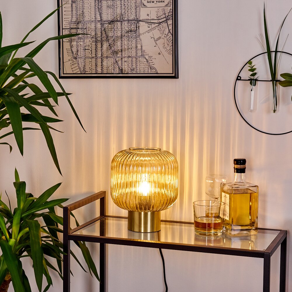 Paeni Tafellamp Amber, 1-licht