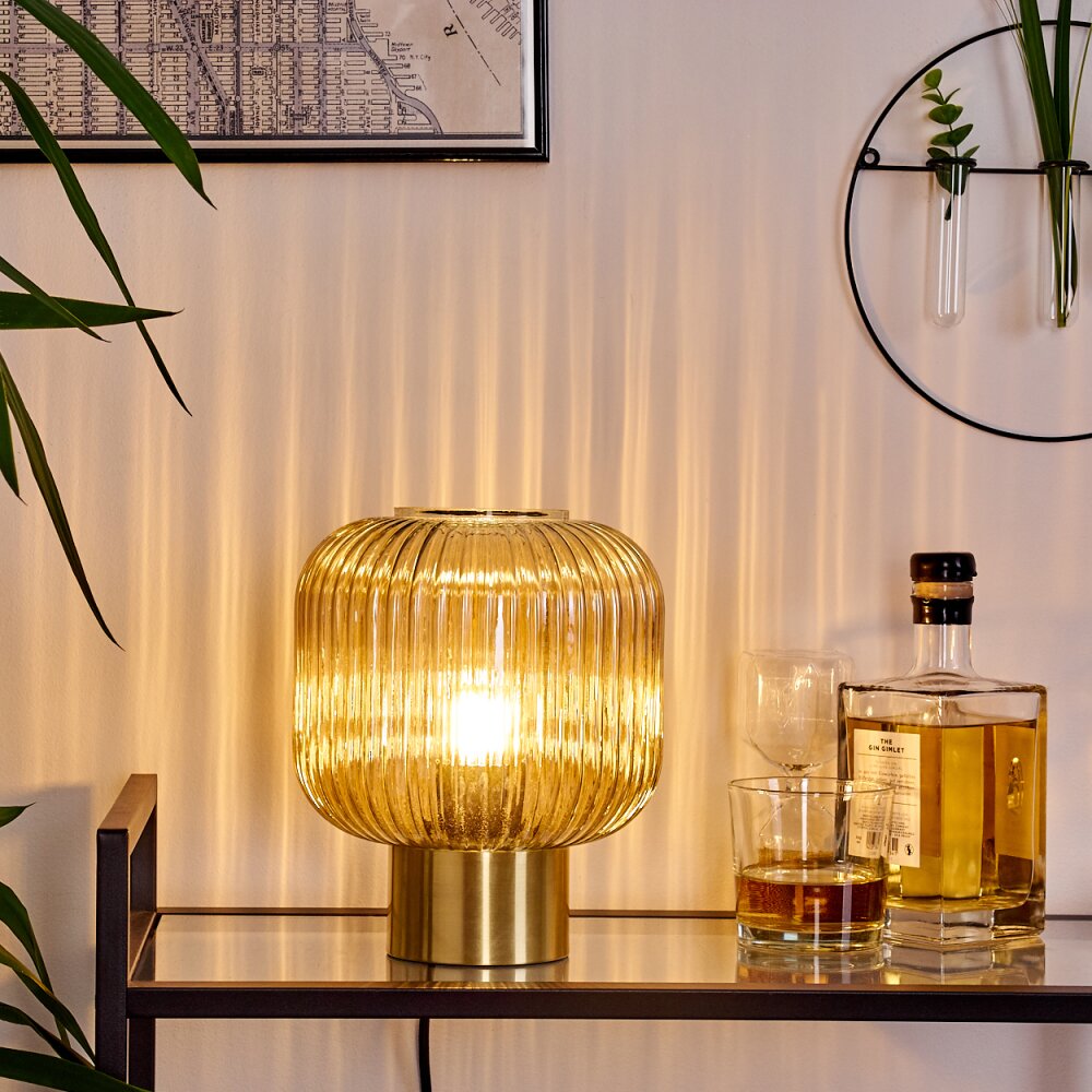 Paeni Tafellamp Amber, 1-licht