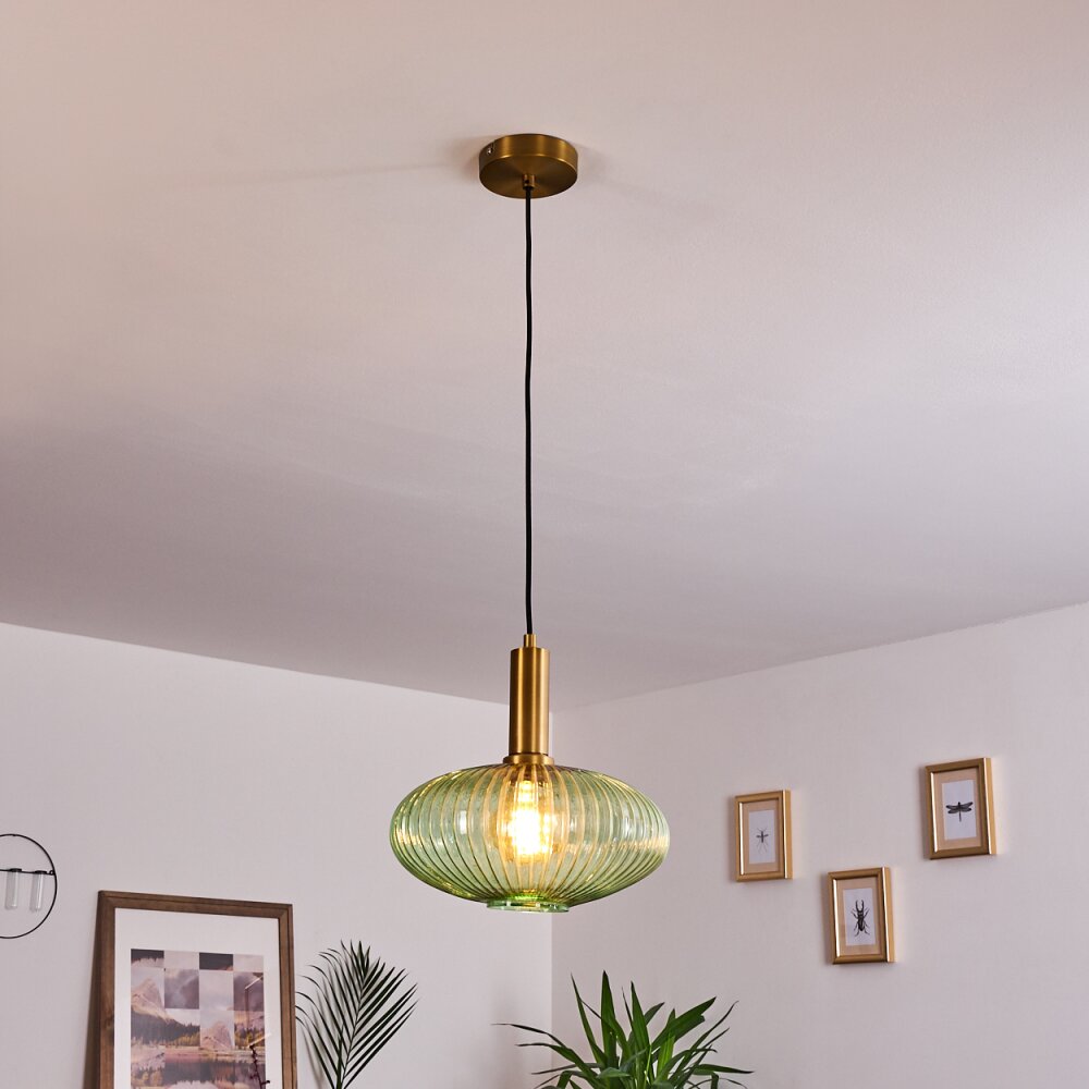 Paeni Hanger Goud, Messing, Zwart, 1-licht