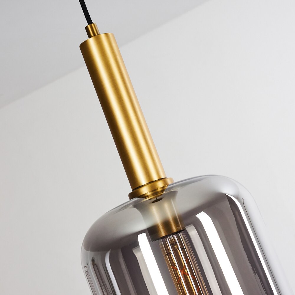 Maliali Hanger Grijs, Messing, 1-licht