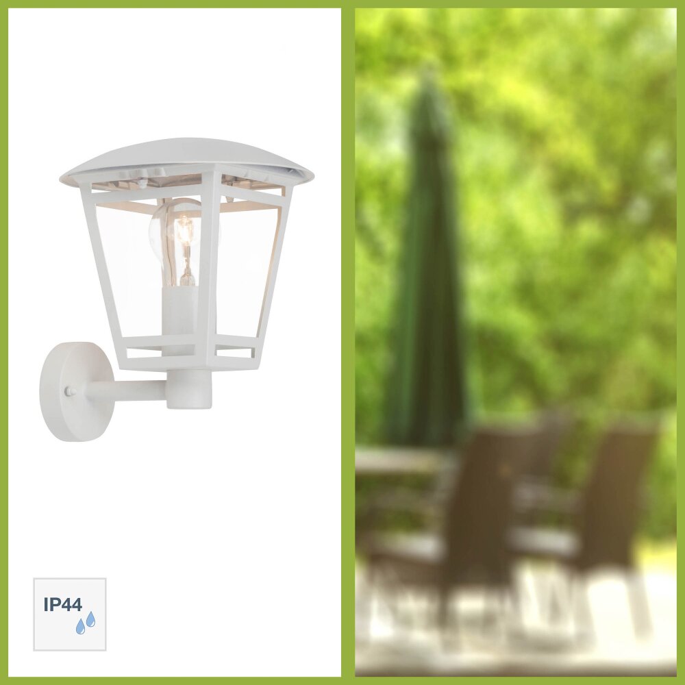 Brilliant Riley Buiten muurverlichting Wit, 1-licht main product photo