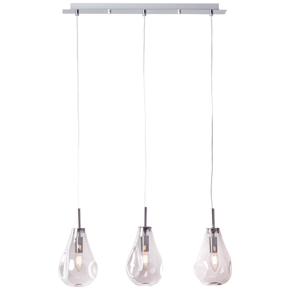 Brilliant Living Drops Hanglamp Chroom, 3-lichts main product photo