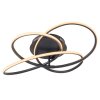 Globo PANDA Plafondlamp LED Zwart, 1-licht