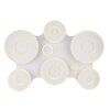 Globo FLAVETTO Plafondlamp LED Wit, 1-licht, Afstandsbediening