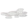 Globo FLAVETTO Plafondlamp LED Wit, 1-licht, Afstandsbediening