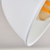 Orny Plafondlamp Hout licht, Wit, 3-lichts