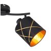 Globo BEMMO Plafondlamp Zwart, 2-lichts