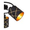 Globo BEMMO Plafondlamp Zwart, 3-lichts