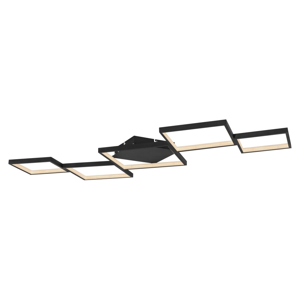Globo KURIO Plafondlamp LED Zwart, 1-licht, Afstandsbediening main product photo