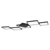 Globo KURIO Plafondlamp LED Zwart, 1-licht, Afstandsbediening