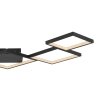 Globo KURIO Plafondlamp LED Zwart, 1-licht, Afstandsbediening