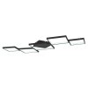 Globo KURIO Plafondlamp LED Zwart, 1-licht, Afstandsbediening
