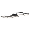 Globo KURIO Plafondlamp LED Zwart, 1-licht, Afstandsbediening