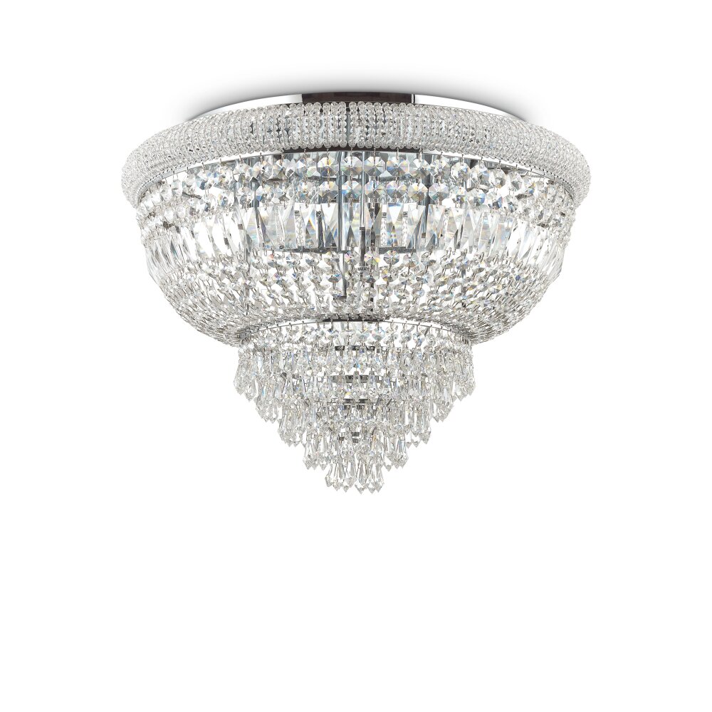 Ideallux DUBAI Plafondlamp Chroom, 24-lichts main product photo