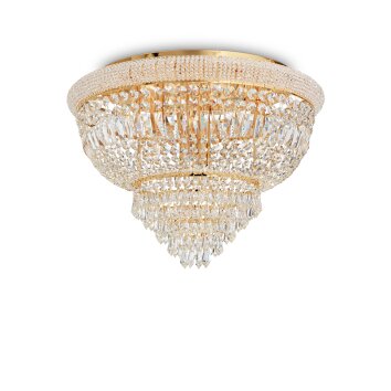 Ideallux DUBAI Plafondlamp Goud, 24-lichts