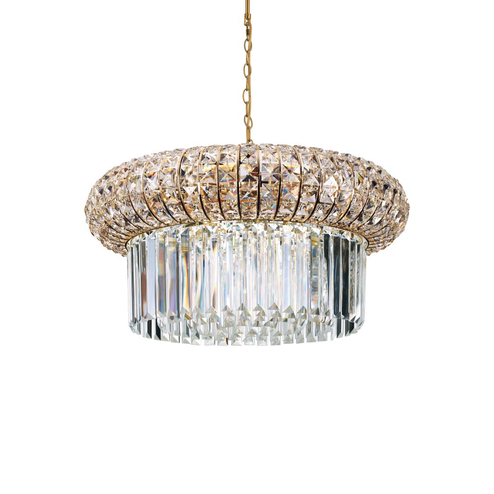Ideallux NABUCCO Hanglamp Goud, 12-lichts main product photo