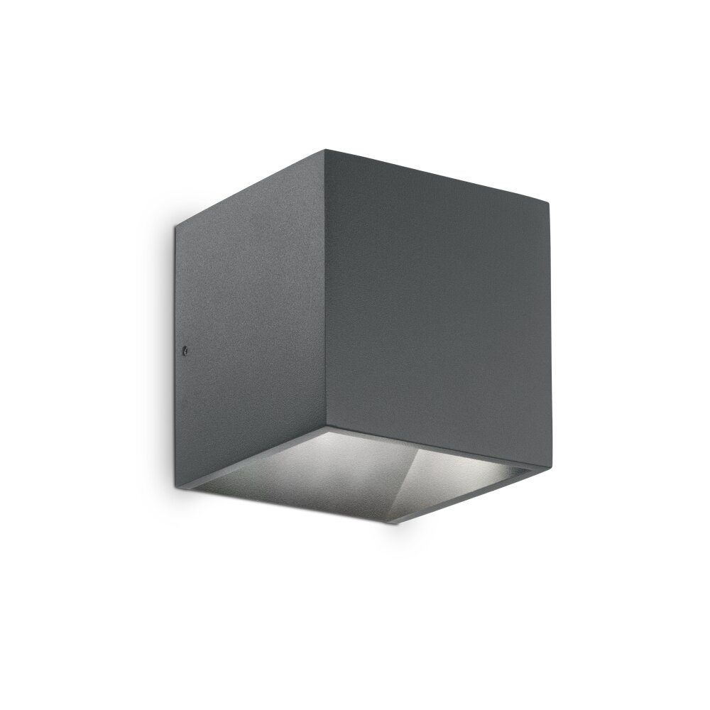 Ideallux RUBIK Buiten muurverlichting LED Antraciet, 1-licht main product photo