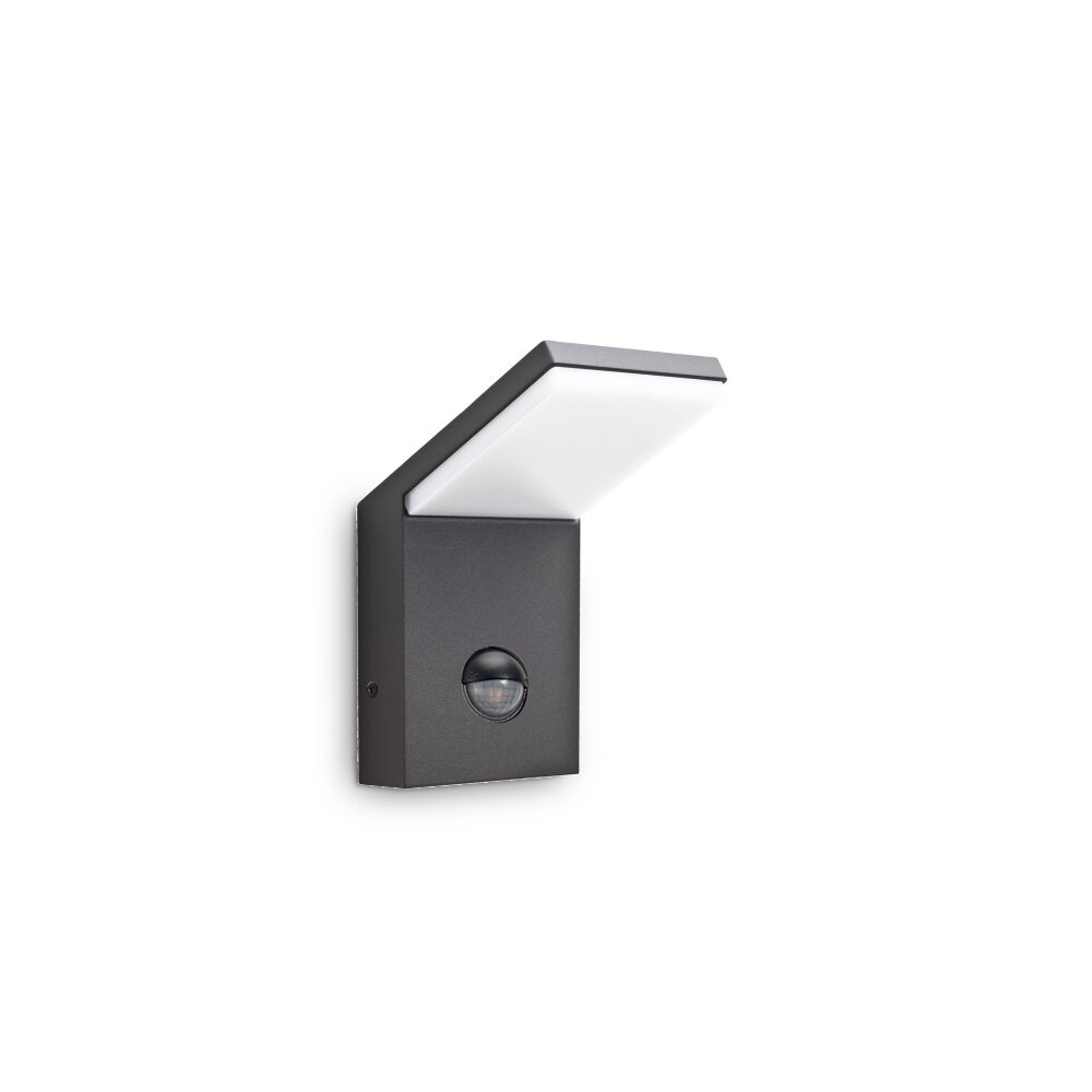 Ideallux STYLE Buiten muurverlichting LED Antraciet, 1-licht, Bewegingsmelder main product photo