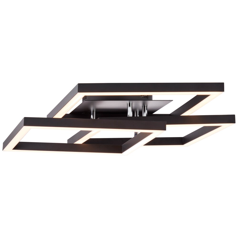 Brilliant Kjorn Plafondlamp LED Zwart, Wit, 1-licht main product photo