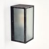 Hakkas Buiten muurverlichting Zwart, Zilver, 1-licht