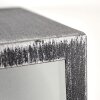 Hakkas Buiten muurverlichting Zwart, Zilver, 1-licht