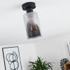 Hunouri Plafondlamp Zwart, 1-licht