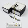 Sumina Muurlamp LED Zwart, 1-licht