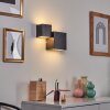 Sumina Muurlamp LED Zwart, 1-licht
