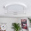 Canditas Plafondpaneel LED Wit, 1-licht