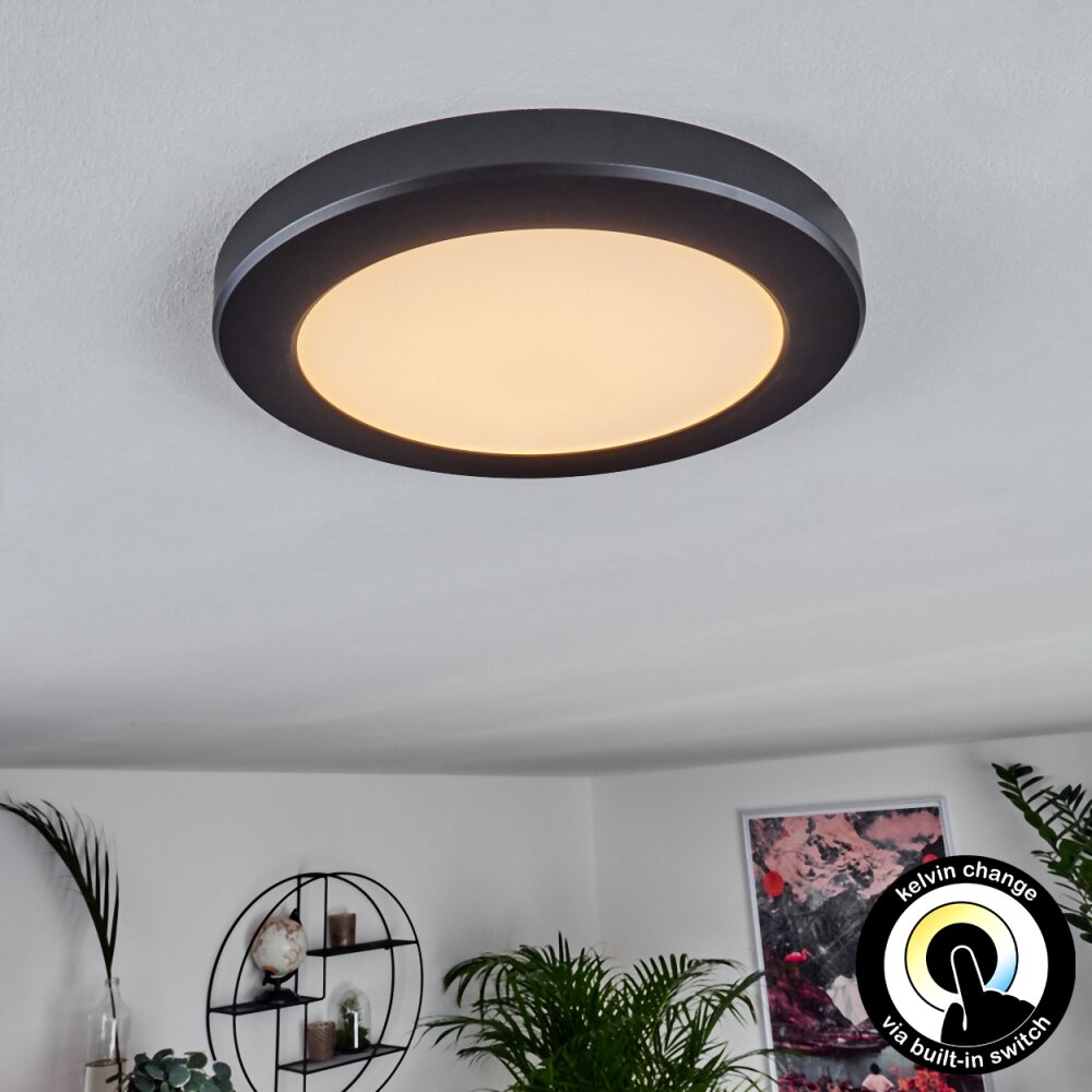 Canditas Plafondpaneel LED Zwart, 1-licht main product photo