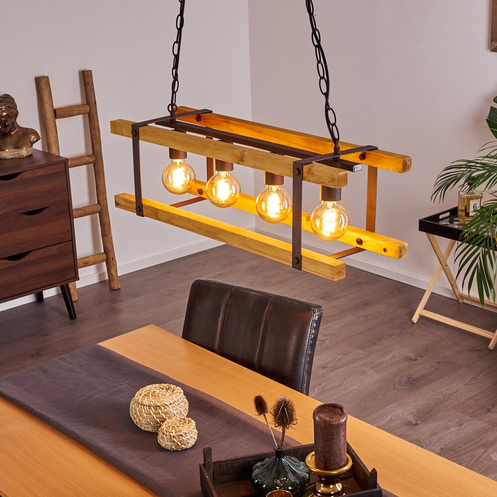 Maladera Hanglamp Roest, 4-lichts main product photo