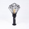 Solda Padverlichting Zwart, 1-licht, Bewegingsmelder