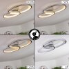 Baiyin Plafondlamp LED Chroom, 1-licht
