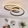 Ignal Plafondlamp LED Zwart, 1-licht